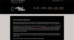 Desktop Screenshot of crystal-divers.com