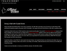 Tablet Screenshot of crystal-divers.com